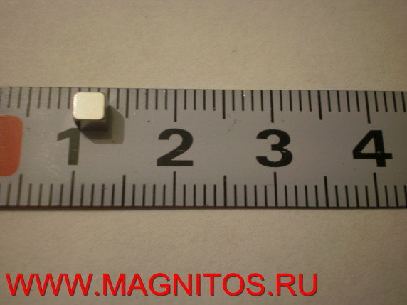 Неодимовый магнит кубик К-03-N